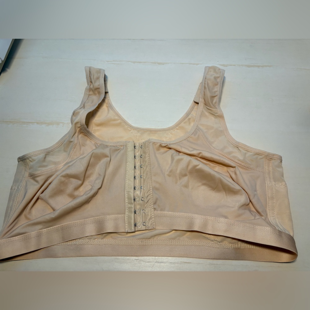 Beige Front Closure Bra